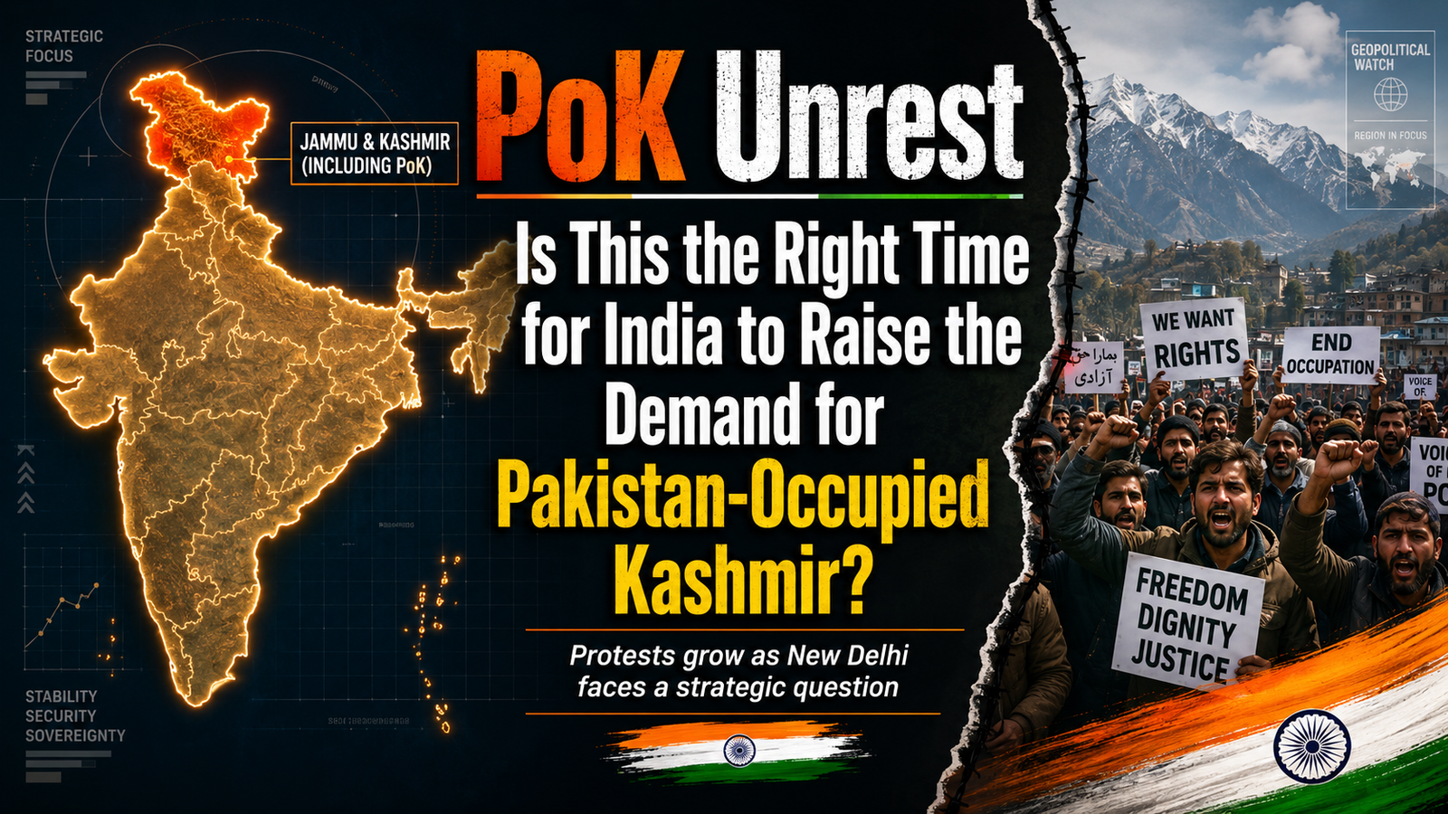 PoK unrest and geopolitical tensions
