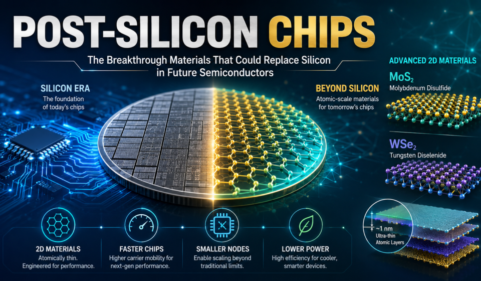 Post-silicon chip innovations and future materials