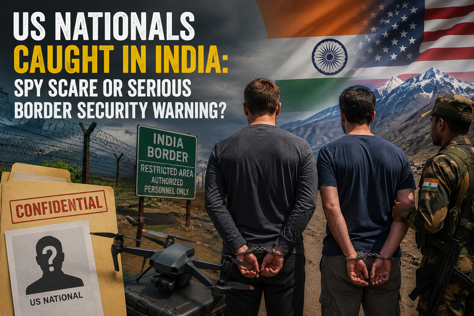Spy arrest at India-US border