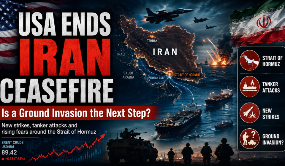 USA ends Iran ceasefire tensions rise
