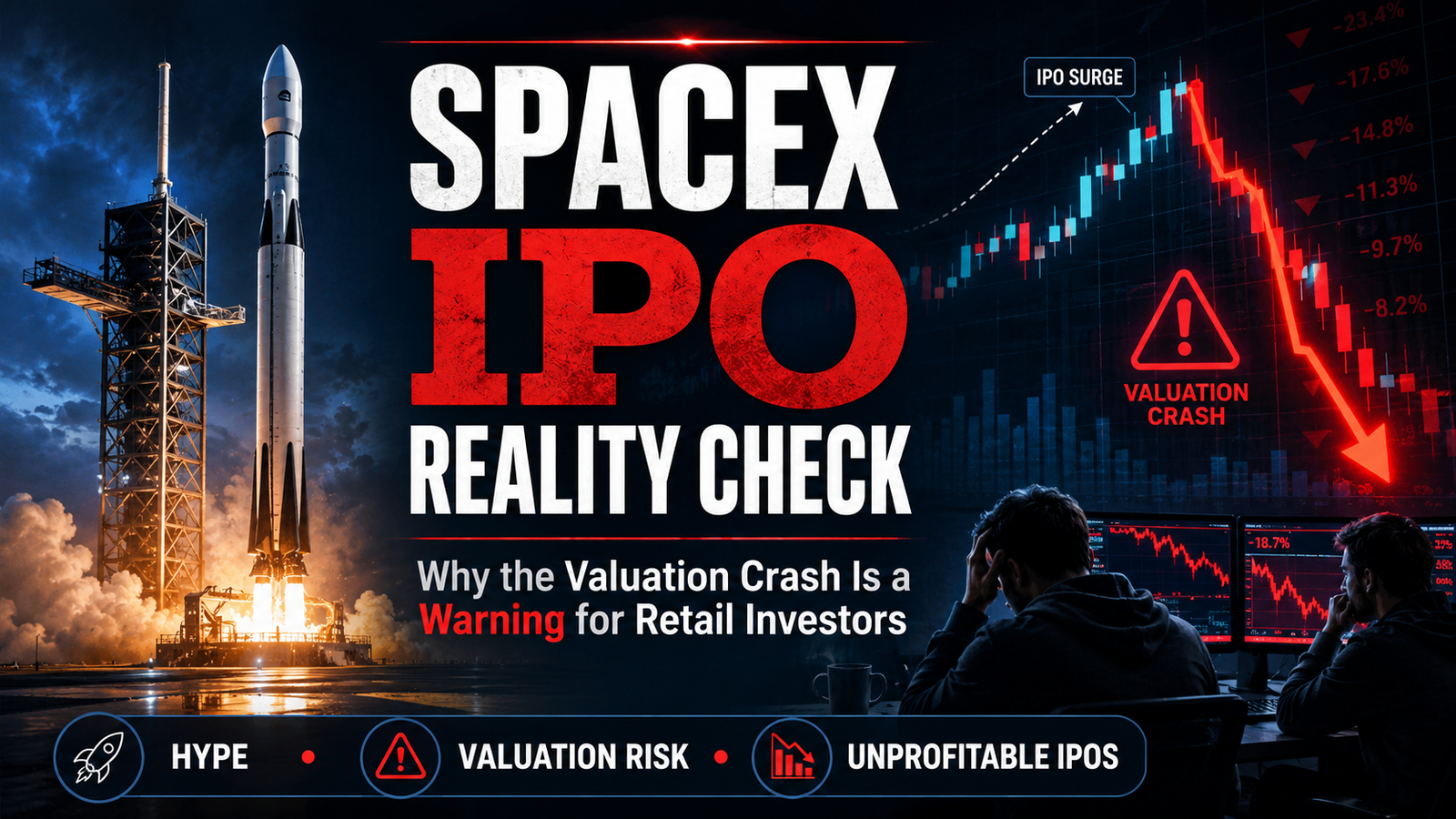 Valuation crash and retail warning