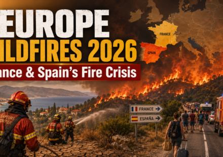 Wildfires ravage France and Spain 2026