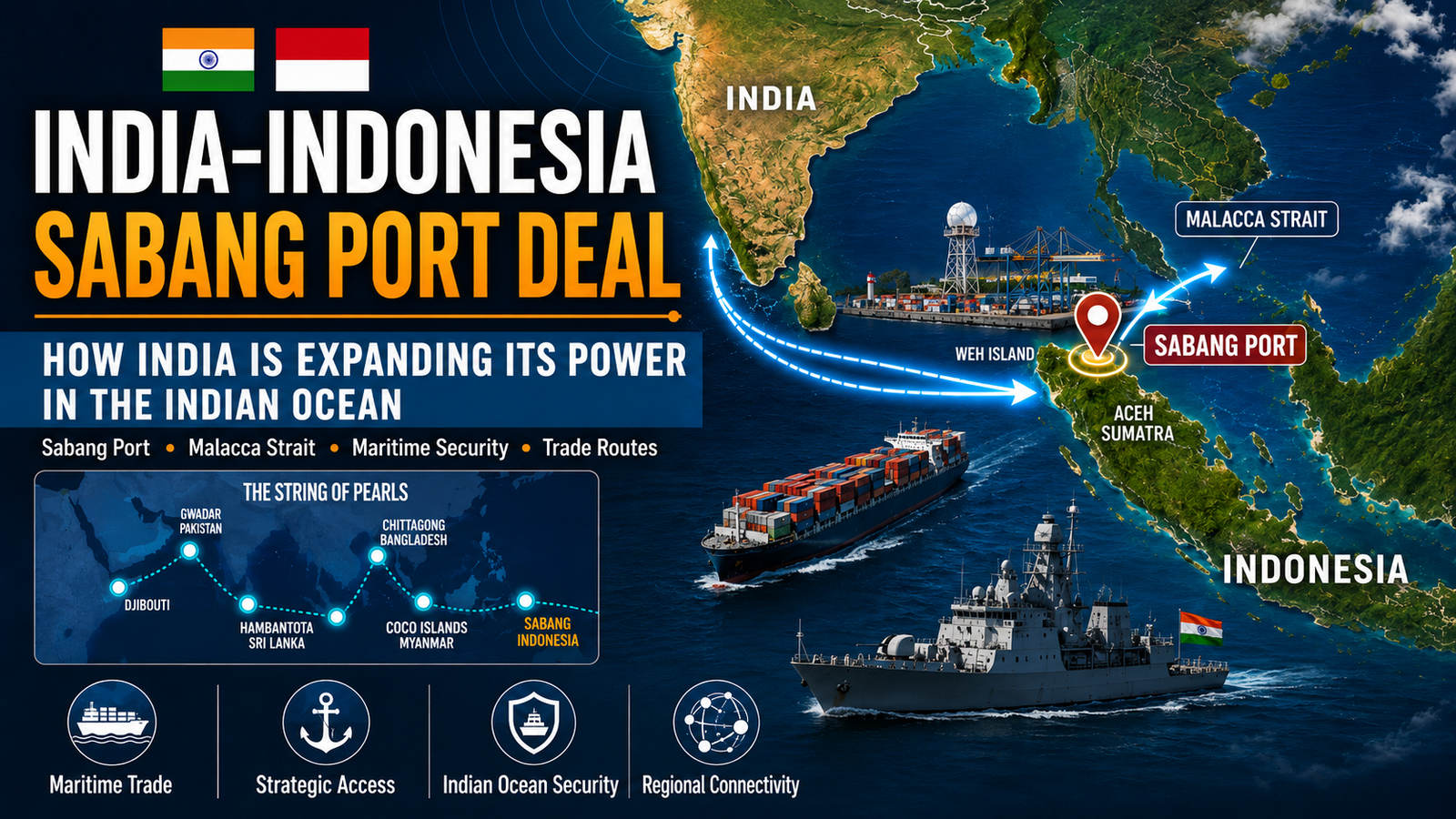 India-Indonesia maritime strategy map