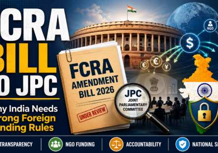FCRA Bill Goes to JPC Why India Needs Strong Foreign Funding Rules Now