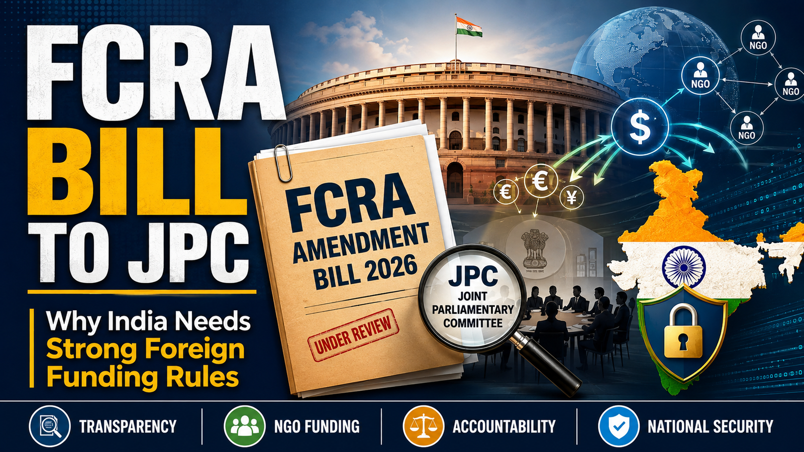 FCRA Bill Goes to JPC Why India Needs Strong Foreign Funding Rules Now