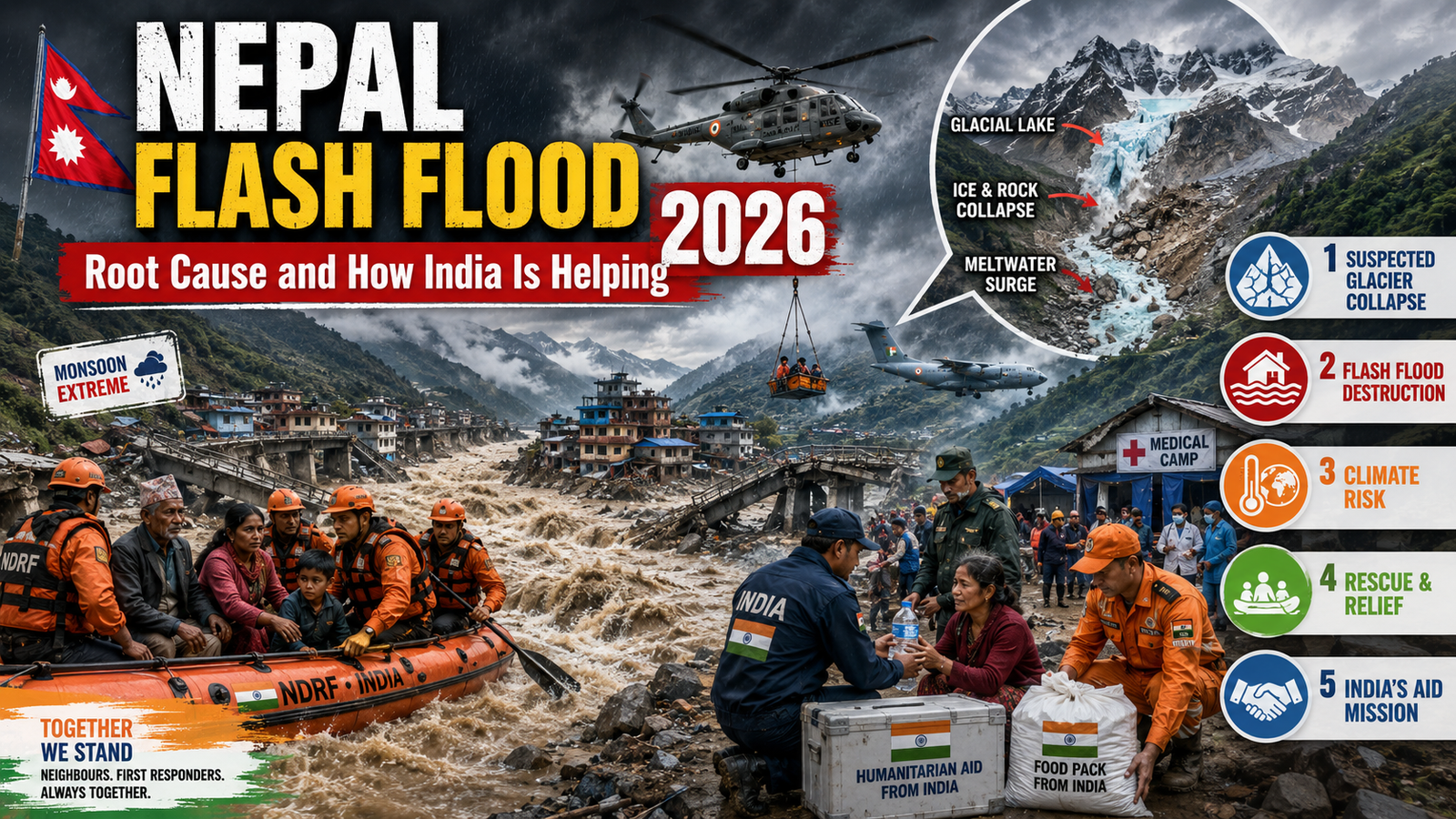 Nepal Flash Flood India’s Rescue Mission