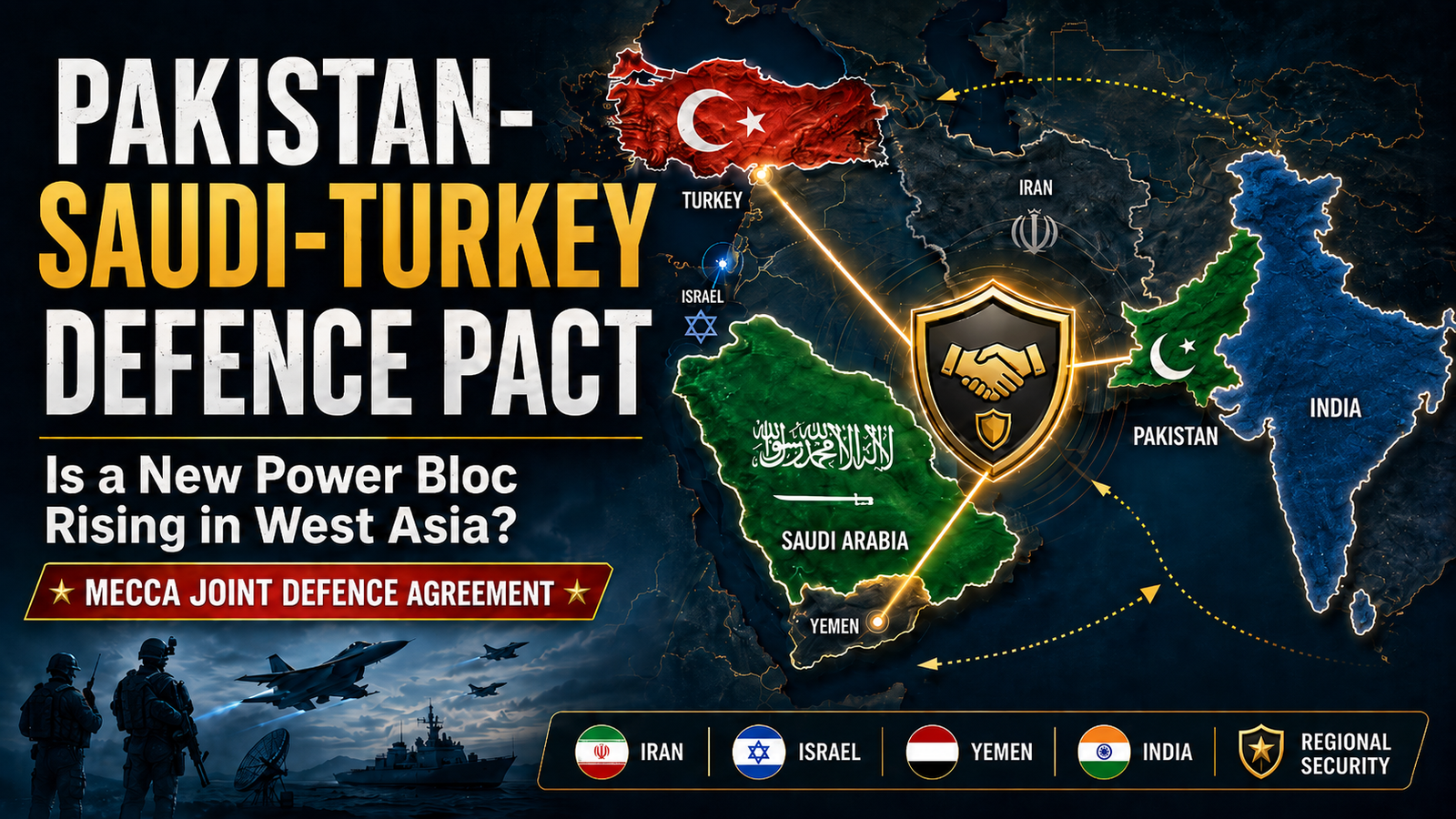 Pakistan-Saudi-Turkey Defence Pact Is a New Power Bloc Rising in West Asia