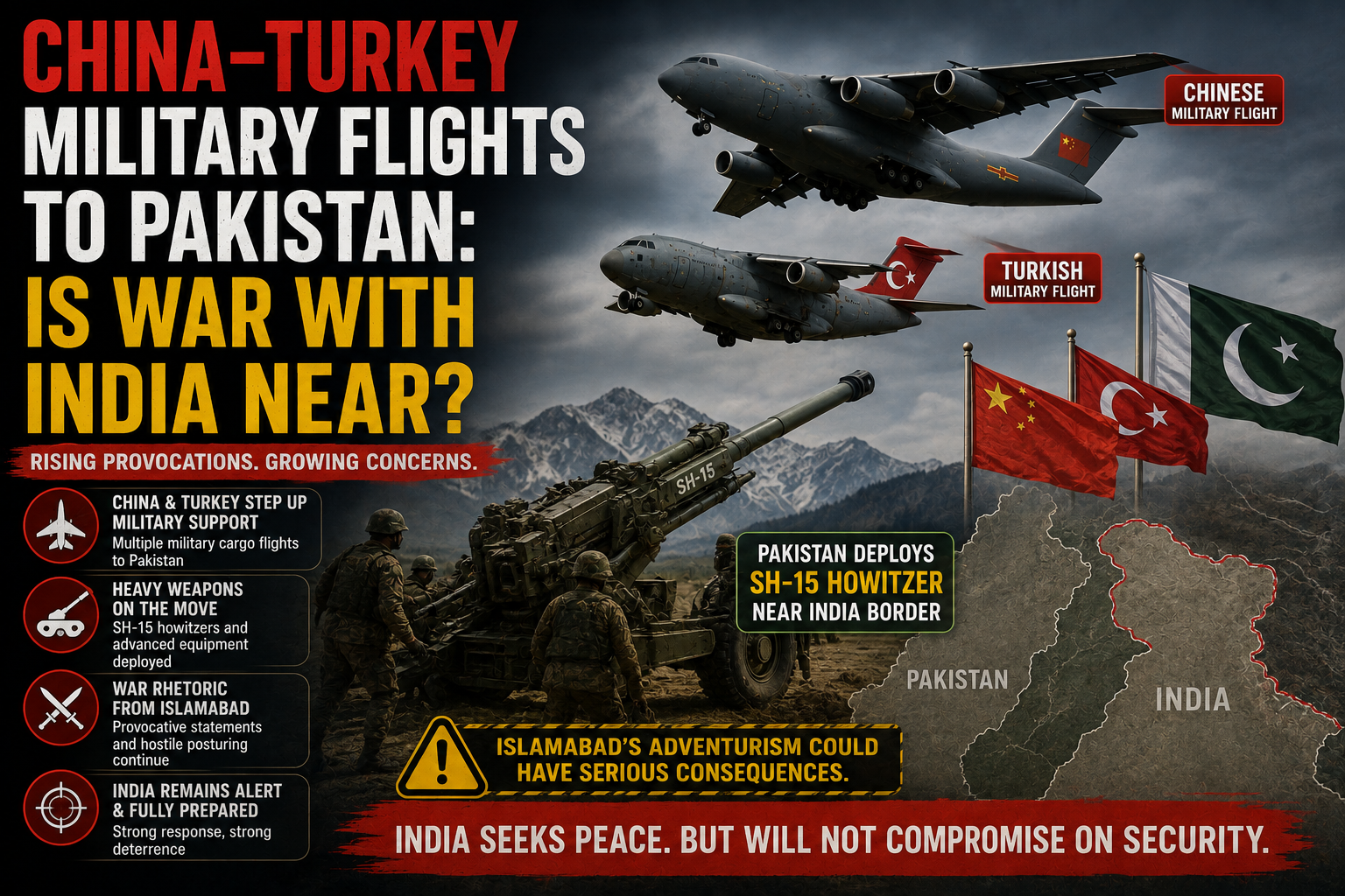 Rising Military Tensions Near India