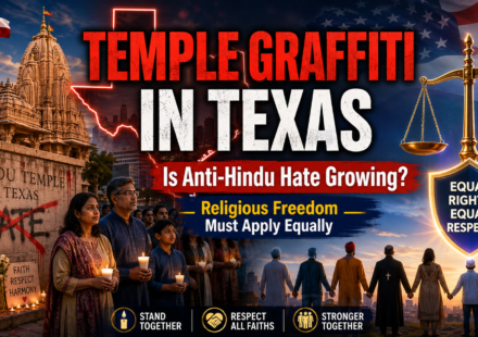 Temple Graffiti and “Christian Nation” Politics Is Anti-Hindu Hate Growing in Texas