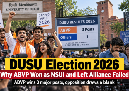 Delhi University Election Results 2026
