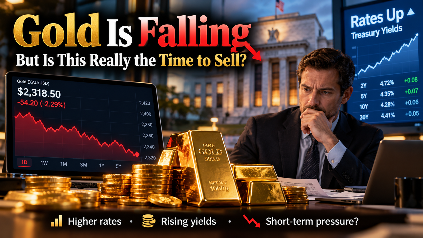 Gold Is Falling — But Is This Really the Time to Sell