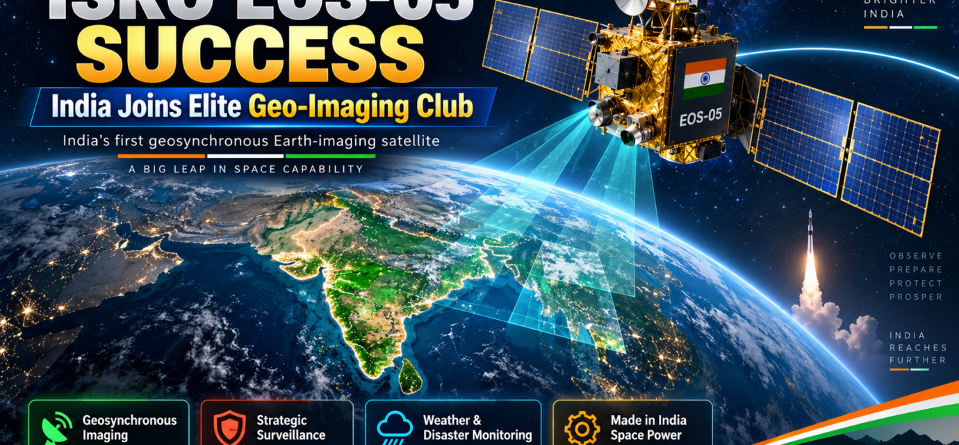 ISRO EOS-05 India’s Space Leap