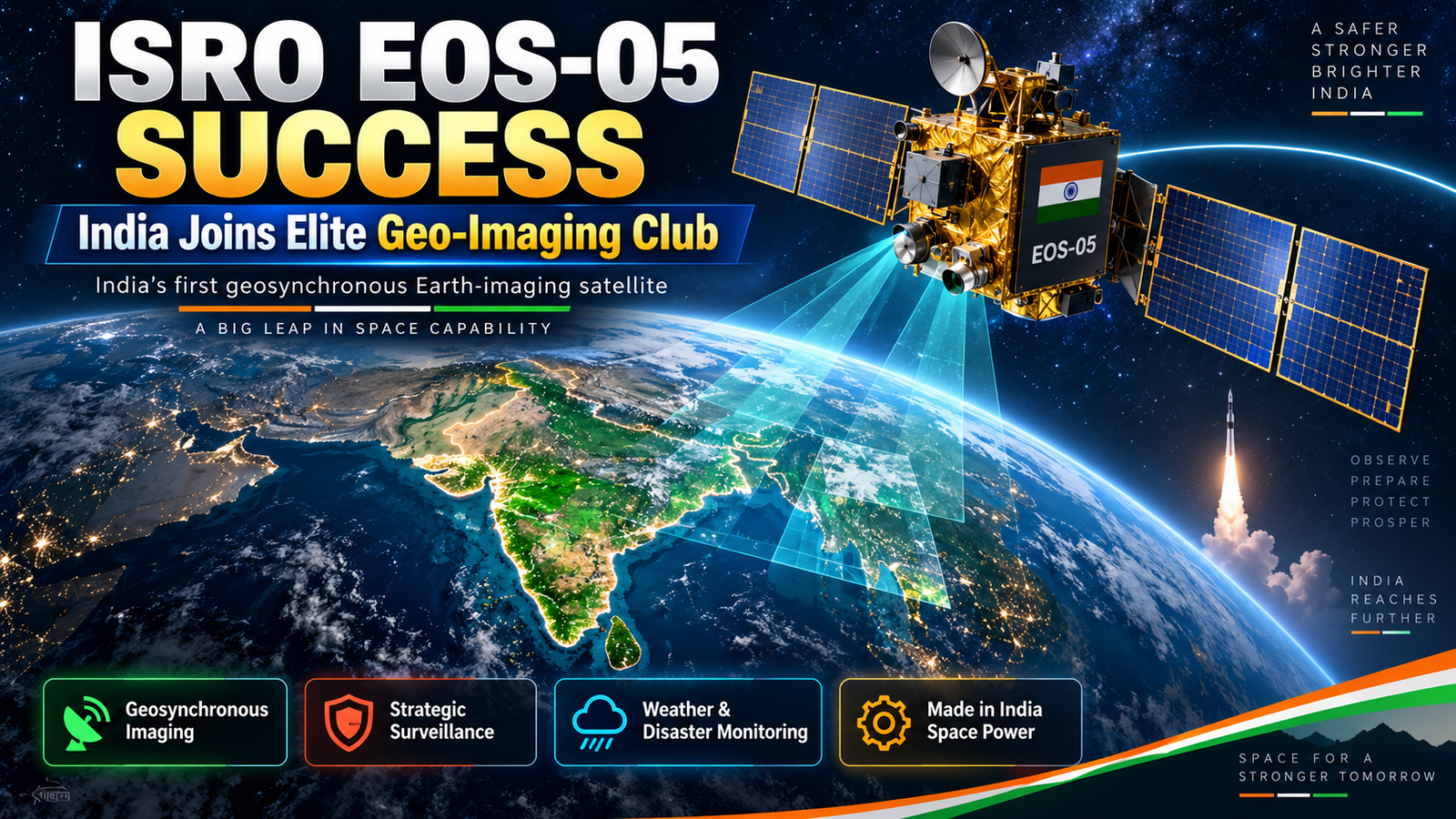 ISRO EOS-05 India’s Space Leap