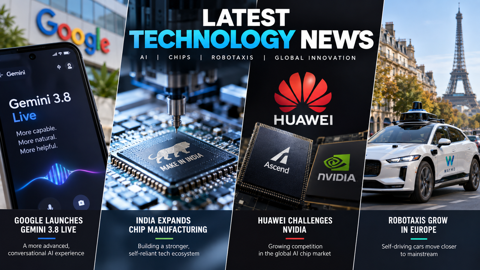 Latest Technology News AI, Chips and Robotaxis