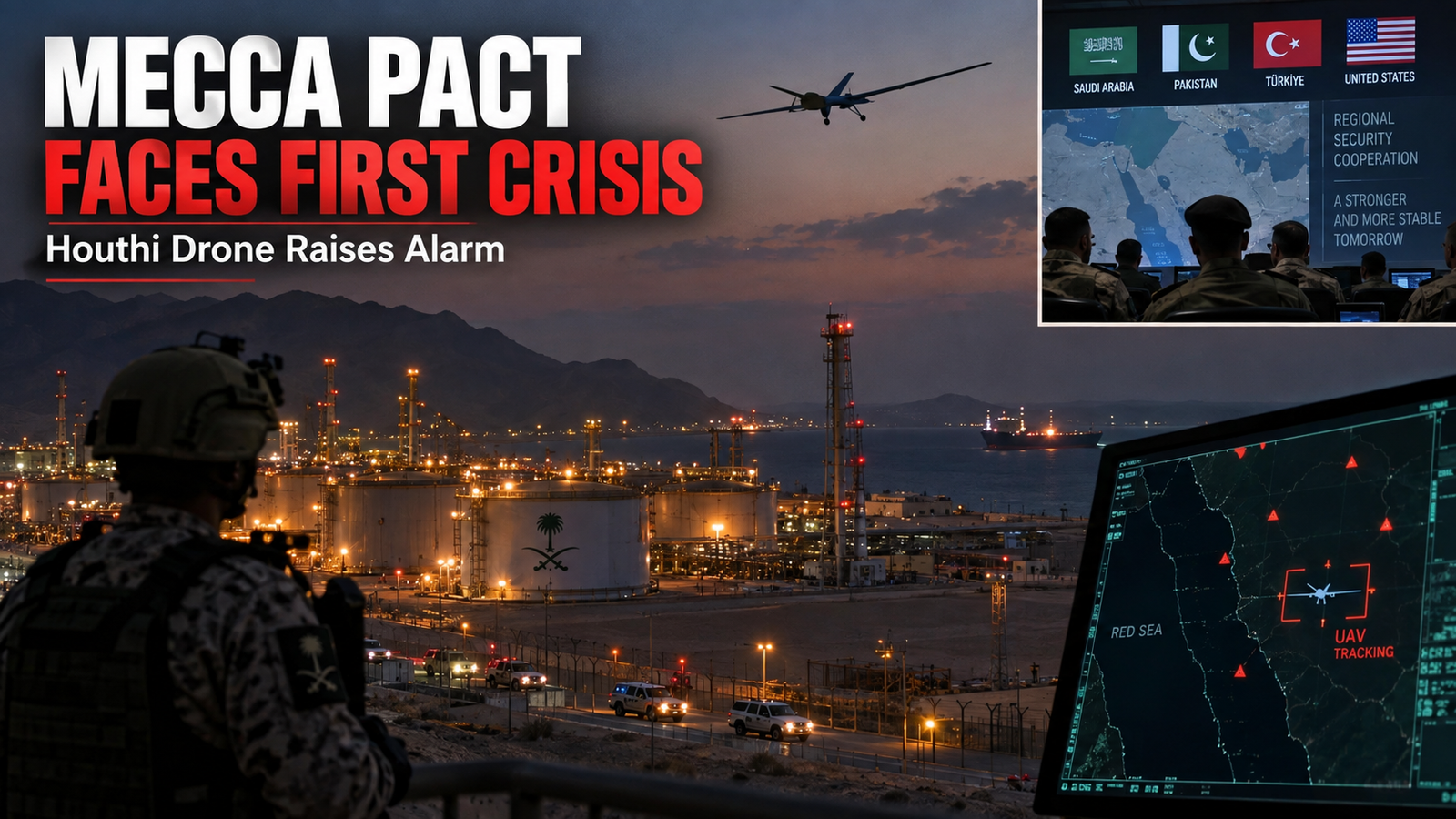 Mecca Pact Red Sea Drone Alert