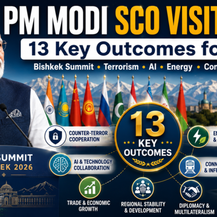 Modi’s SCO Summit 13 Key Outcomes