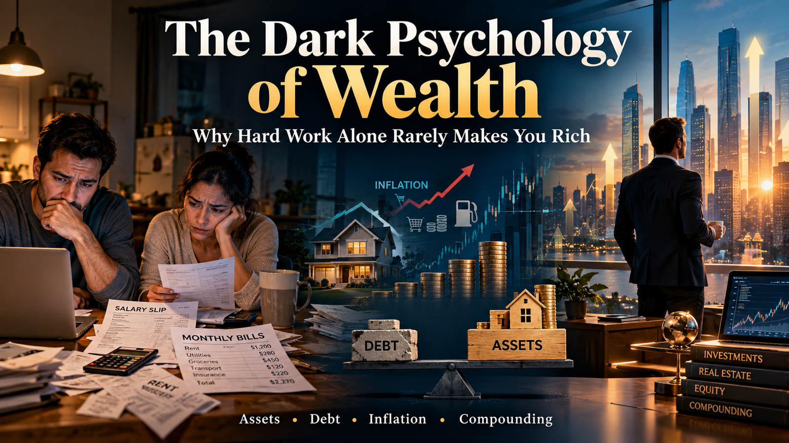 The Dark Psychology of Wealth Why Hard Work Alone Rarely Makes You Rich