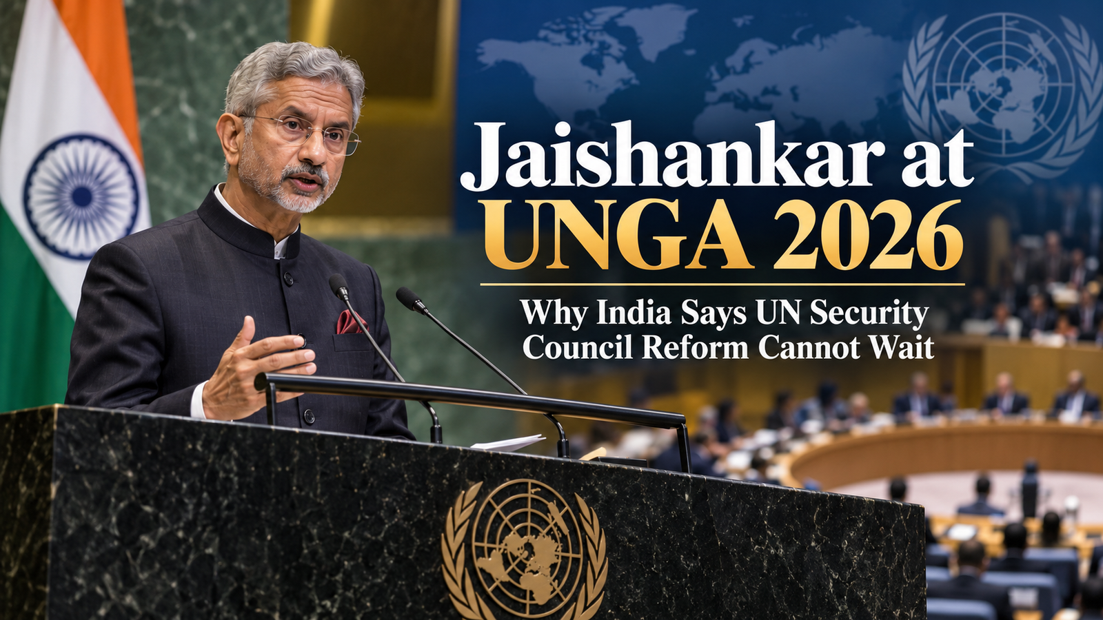 aishankar at UNGA 2026 Why India Says UN Security Council Reform Cannot Wait