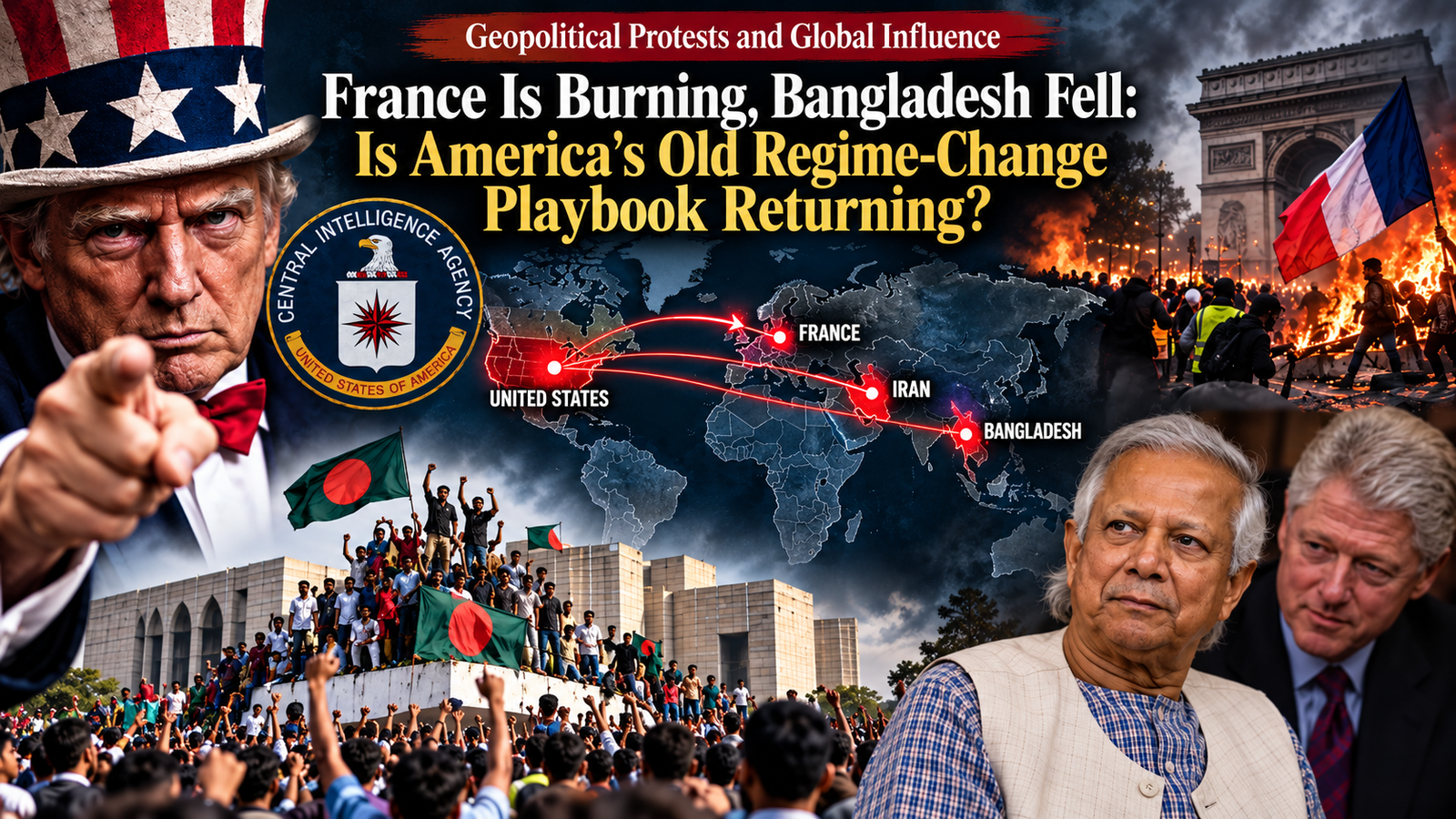 Geopolitical Protests and Global Influence