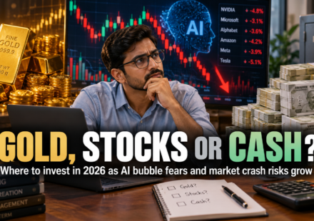 Gold, Stocks or Cash? Where to Invest in 2026 as AI Bubble Fears and Market Crash Risks Grow