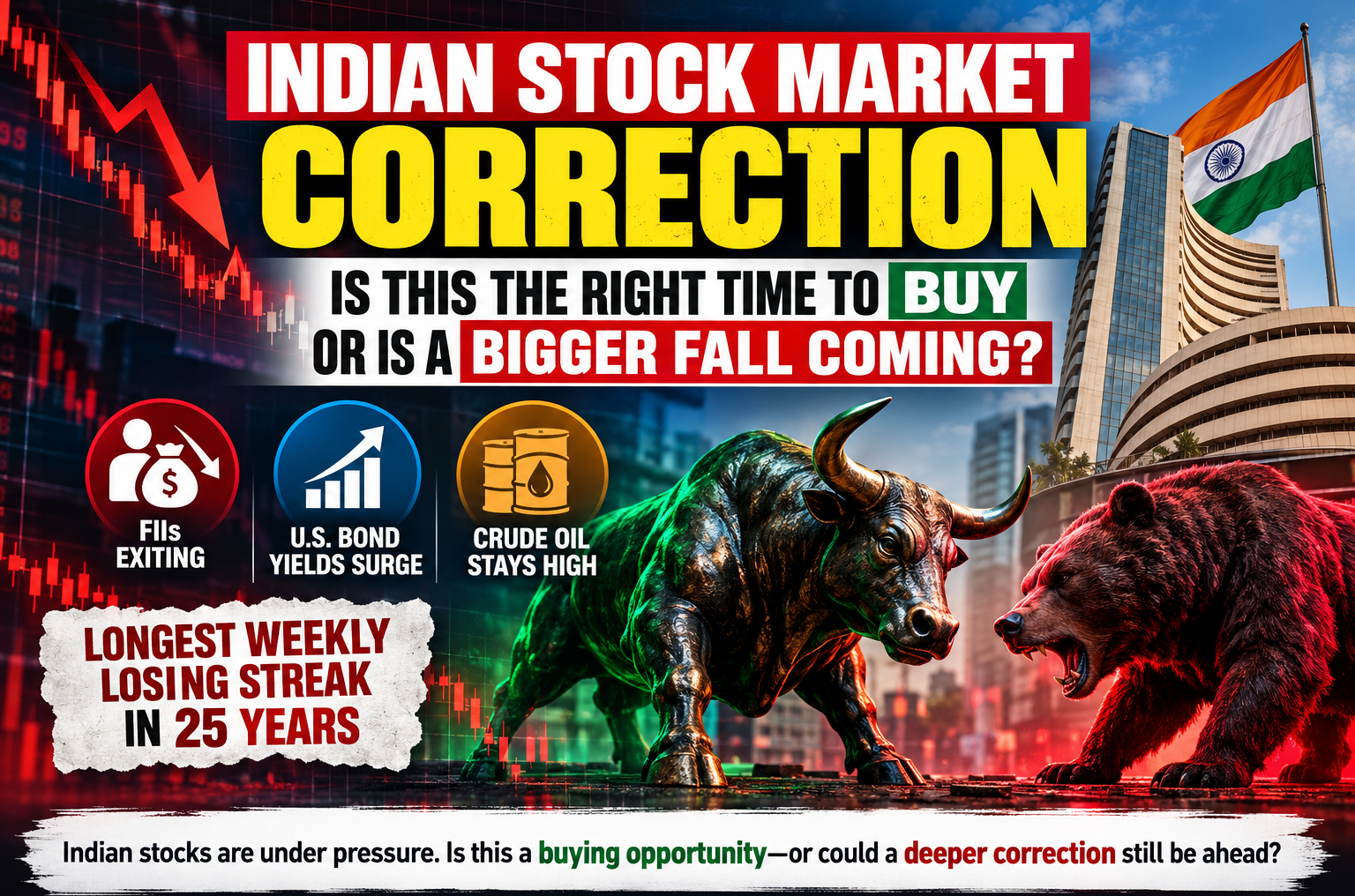 Indian Market Correction_ Buy or Fall_
