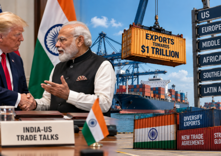India-US Trade Deal Hits a Plateau as India Pushes Export Diversification Toward $1 Trillion By LiveNox Editorial Team October 5, 2026 | 4 Min Read Meta Description: India-US trade talks have reached a plateau, but India is expanding exports through new trade agreements and faster services growth. Could total exports soon reach $1 trillion?